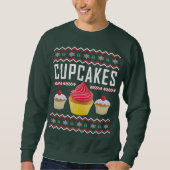 Cupcakes Ugly KerstSweater Trui (Voorkant)