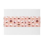 Cupcakes Uitnodigingen Wikkel (Achterkant Voorbeeld)