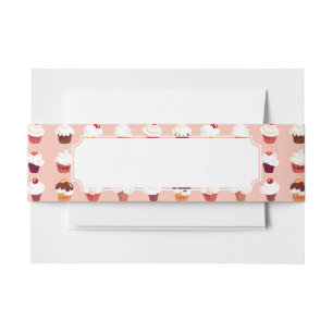 Cupcakes Uitnodigingen Wikkel