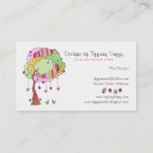 Cupcakes Visitekaartje (Achterkant)