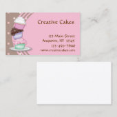 Cupcakes Visitekaartje (Voorkant / Achterkant)