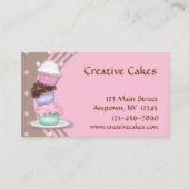 Cupcakes Visitekaartje (Voorkant)
