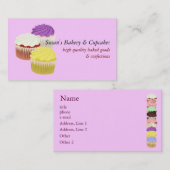 Cupcakes Visitekaartjes (Voorkant / Achterkant)