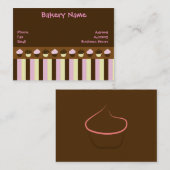 Cupcakes Visitekaartjes (Voorkant / Achterkant)