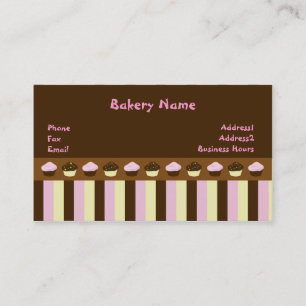Cupcakes Visitekaartjes
