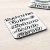 Cupcakes Vodka Hakuna Matata FUNNY Bier Onderzetter (Linkerzijde)