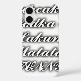 Cupcakes Vodka Hakuna Matata FUNNY iPhone 16 Hoesje