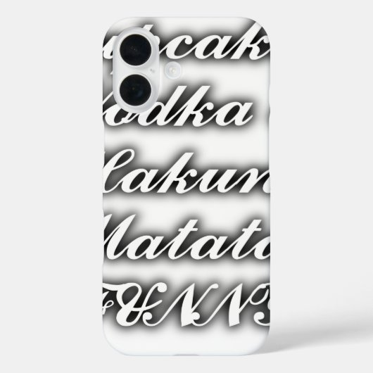 Cupcakes Vodka Hakuna Matata FUNNY Case-Mate iPhone Case (Achterkant)
