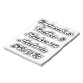 Cupcakes Vodka Hakuna Matata FUNNY Notitieblok (Linkerzijde)