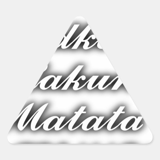 Cupcakes Vodka Hakuna Matata FUNNY Sticker (Voorkant)