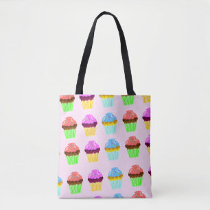 Cupcakes voor geluk tote bag