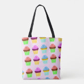 Cupcakes voor geluk tote bag (Achterkant)