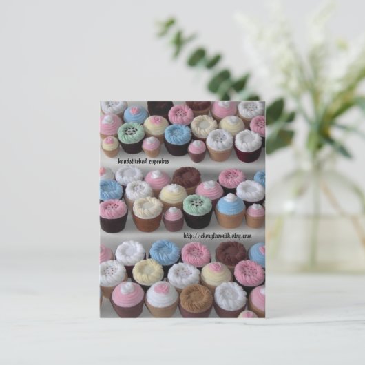 Cupcakes voor iedereen briefkaart (Staand voorkant)