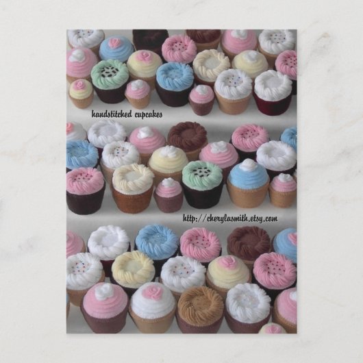 Cupcakes voor iedereen briefkaart (Voorkant)
