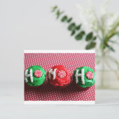 Cupcakes voor Kerstman Feestdagenkaart (Staand voorkant)