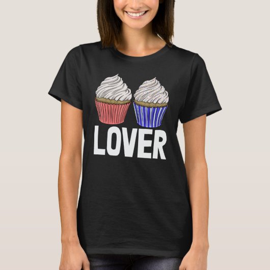 Cupcakes Women Baking Muffins Love 1 T-shirt (Voorkant)