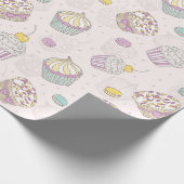 Cupcakes Wrapping Paper Cadeaupapier (Hoek)