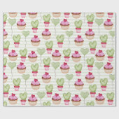 Cupcakes Wrapping Paper Cadeaupapier (Vlak)