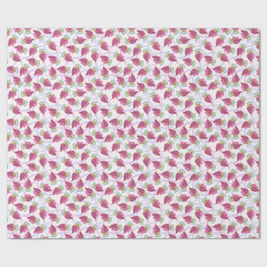 Cupcakes Wrapping Paper Cadeaupapier (Vlak)