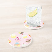 Cupcakes Zandsteen Onderzetter (Zijkant)