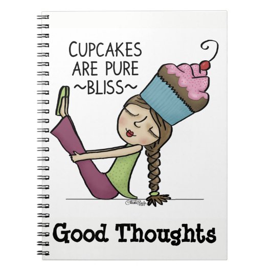 Cupcakes zijn Pure Bliss Notitieboek (Voorkant)