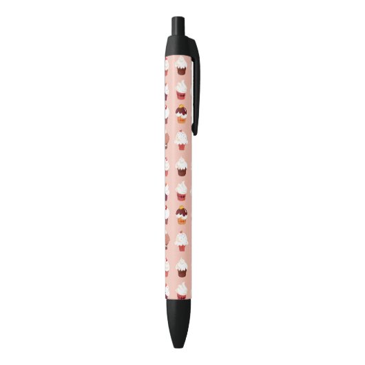 Cupcakes Zwarte Inkt Pen (Achterkant (Verticaal))