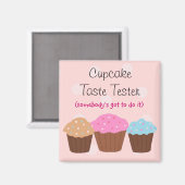 CupcakeSmaak Tester Magneet (Voorkant / Achterkant)