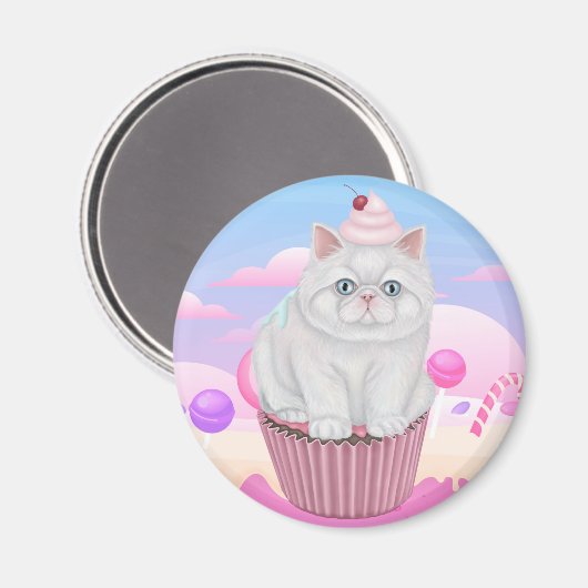 Cupcat Magneet (Voorkant / Achterkant)