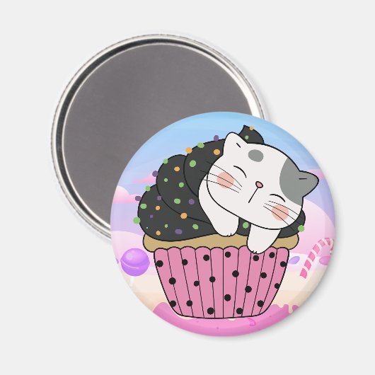 Cupcat Magnet (Voorkant / Achterkant)