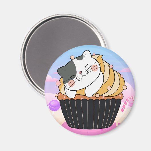 Cupcat Magnet (Voorkant / Achterkant)