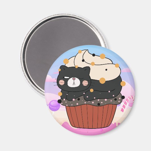 Cupcat Magnet (Voorkant / Achterkant)