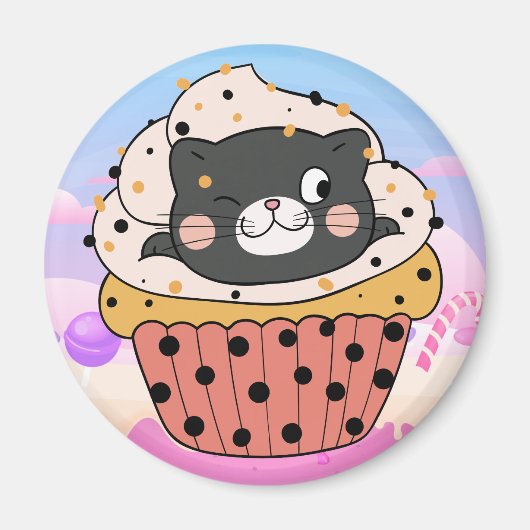 Cupcat Magnet (Voorkant)