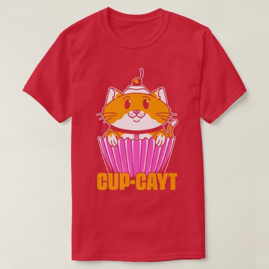 CupCayt Pastry Bake Cake Baking Baker Cat Kitten T-shirt (Design voorkant)