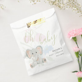 Cupe Spring Olifant Waterverf Illustratie Bedankzakje