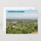 Cupertino California Briefkaart (Voorkant / Achterkant)