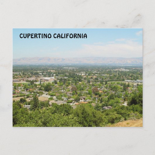 Cupertino California Briefkaart (Voorkant)