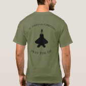 Cupertino F-22 T-shirt (Achterkant)