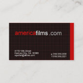 Cupertino Red Visitekaartje (Achterkant)