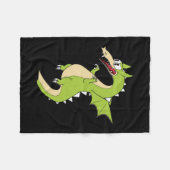 Cuphead Dragon (grim Matchstick) Sticker Fleece Deken (Voorkant (Horizontaal))