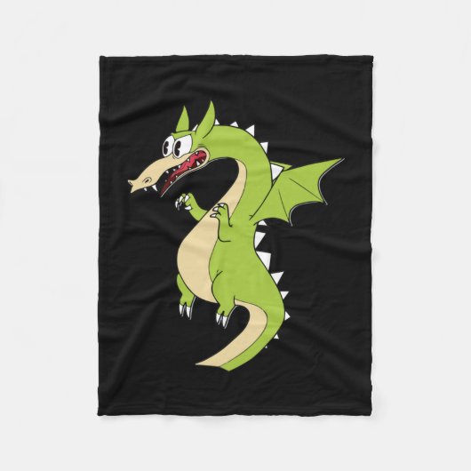 Cuphead Dragon (grim Matchstick) Sticker Fleece Deken (Voorkant)