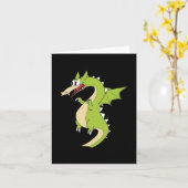 Cuphead Dragon (grim Matchstick) Sticker Kaart (Gele Bloem)