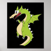 Cuphead Dragon (grim Matchstick) Sticker Poster (Voorkant)