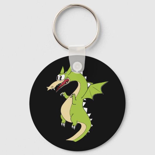 Cuphead Dragon (grim Matchstick) Sticker Sleutelhanger (Voorkant)