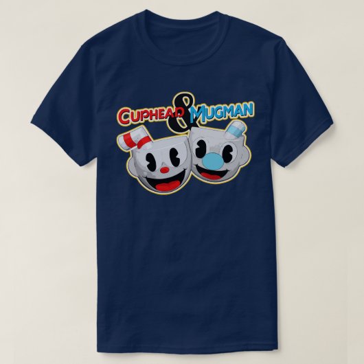 Cuphead en Mugman T-shirt (Design voorkant)