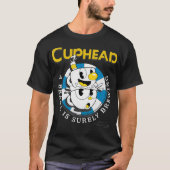 Cuphead Mugman Poker Chip Brewing Brawl T-shirt (Voorkant)
