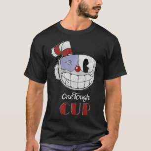 Cuphead One Tough Cup Black Eye Wink Premium T-shirt