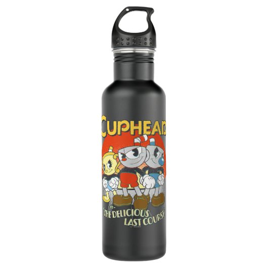 Cuphead The Delicious Last Course Group Poster Waterfles (Voorkant)