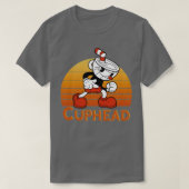 Cuphead zonsondergang t-shirt (Design voorkant)