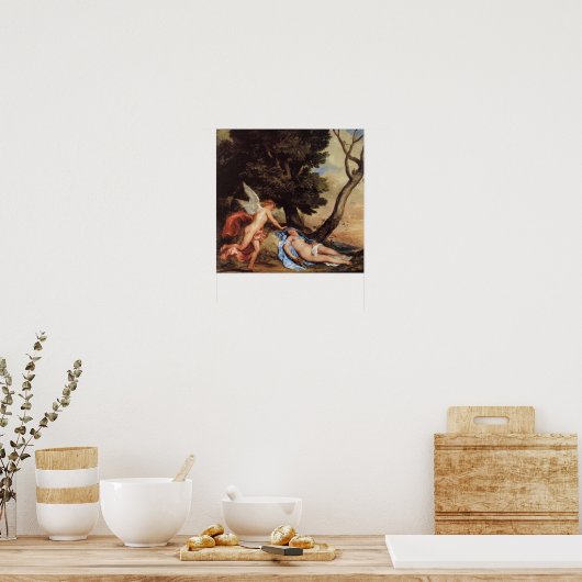 Cupid and Psyche, 1638-40 Poster (Keuken)