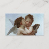 Cupid and Psyche as Children / Angels First Kiss Visitekaartje (Achterkant)
